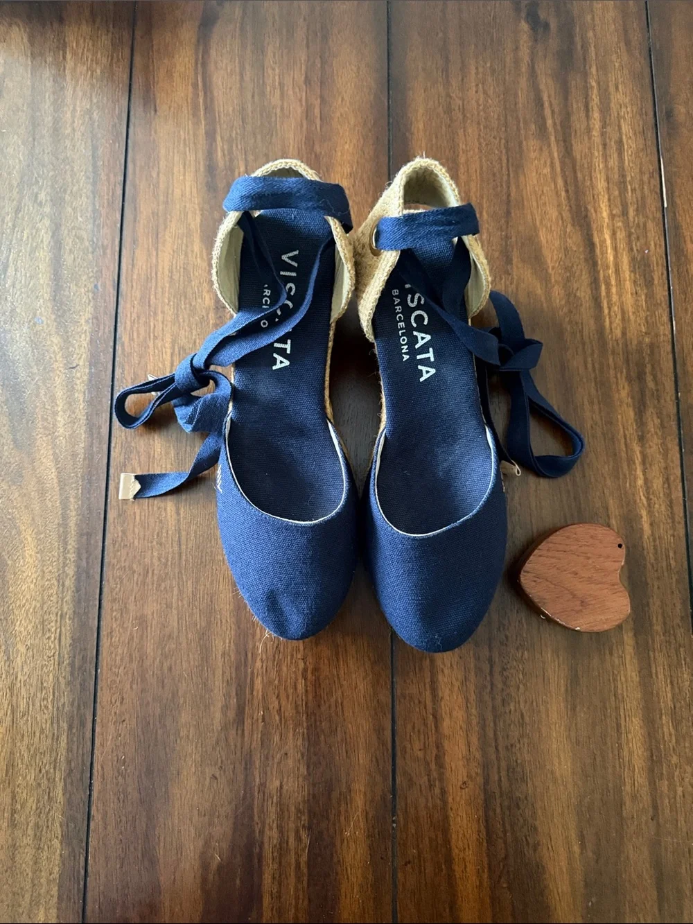 Sagaro Canvas Espadrille Wedges organic cotton Sz Eu‎ 38 US 7